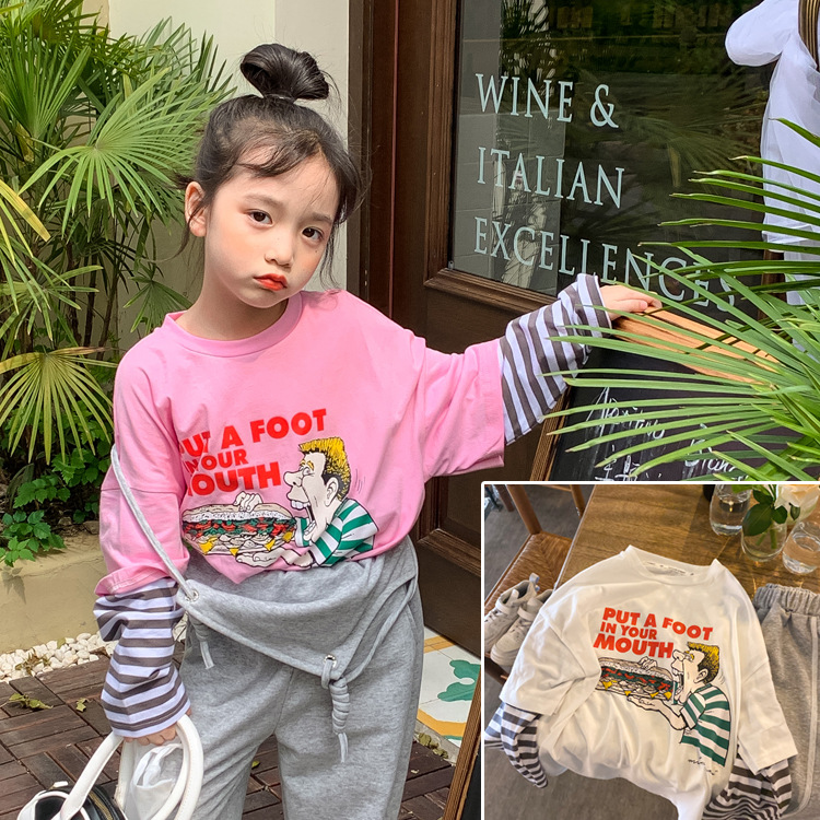 2024秋新作★子供服　トップス★90cm〜150cm 2色