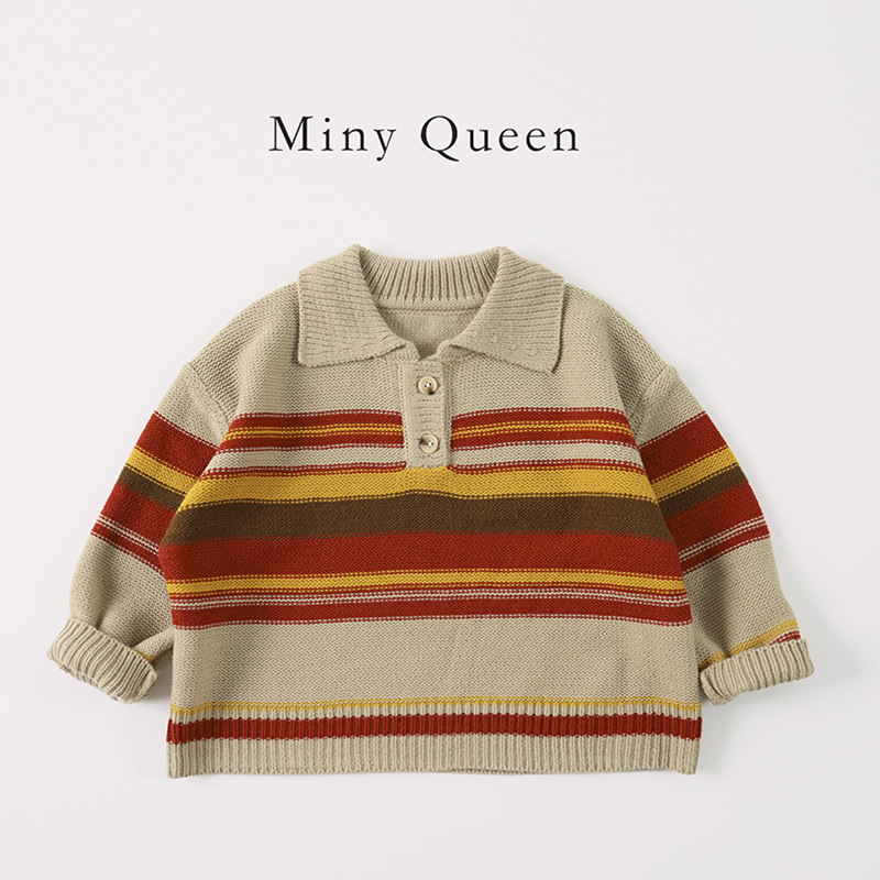 「2024」子供服★トップス★ニット★セーター★韓国風子供服★80cm〜130cm