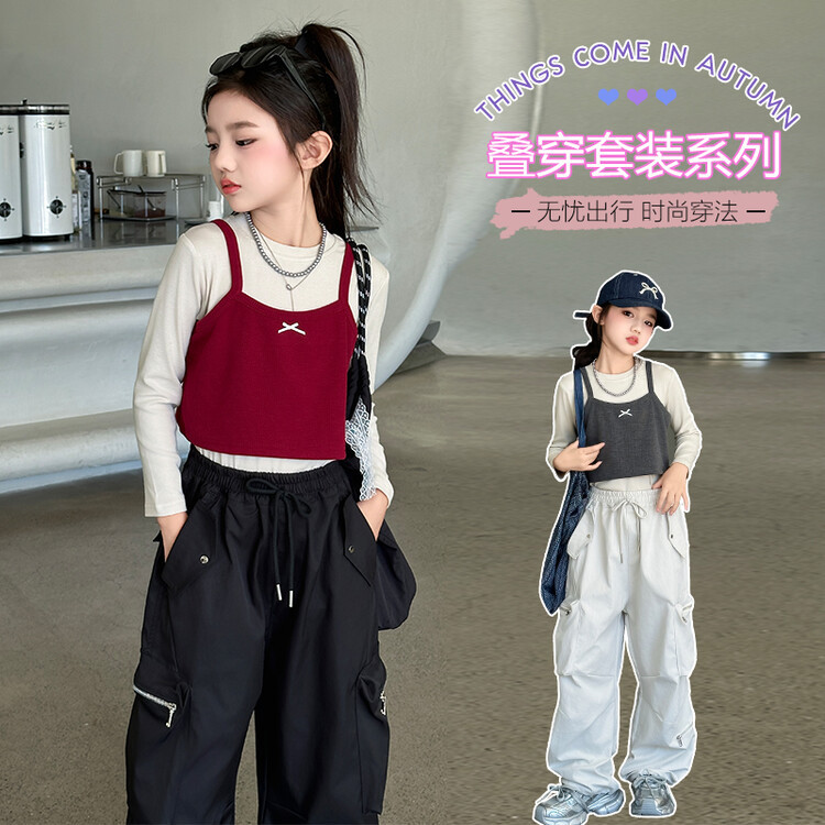 2024秋新作★子供服　トップス&ズボン分けて★120cm〜170cm 4色