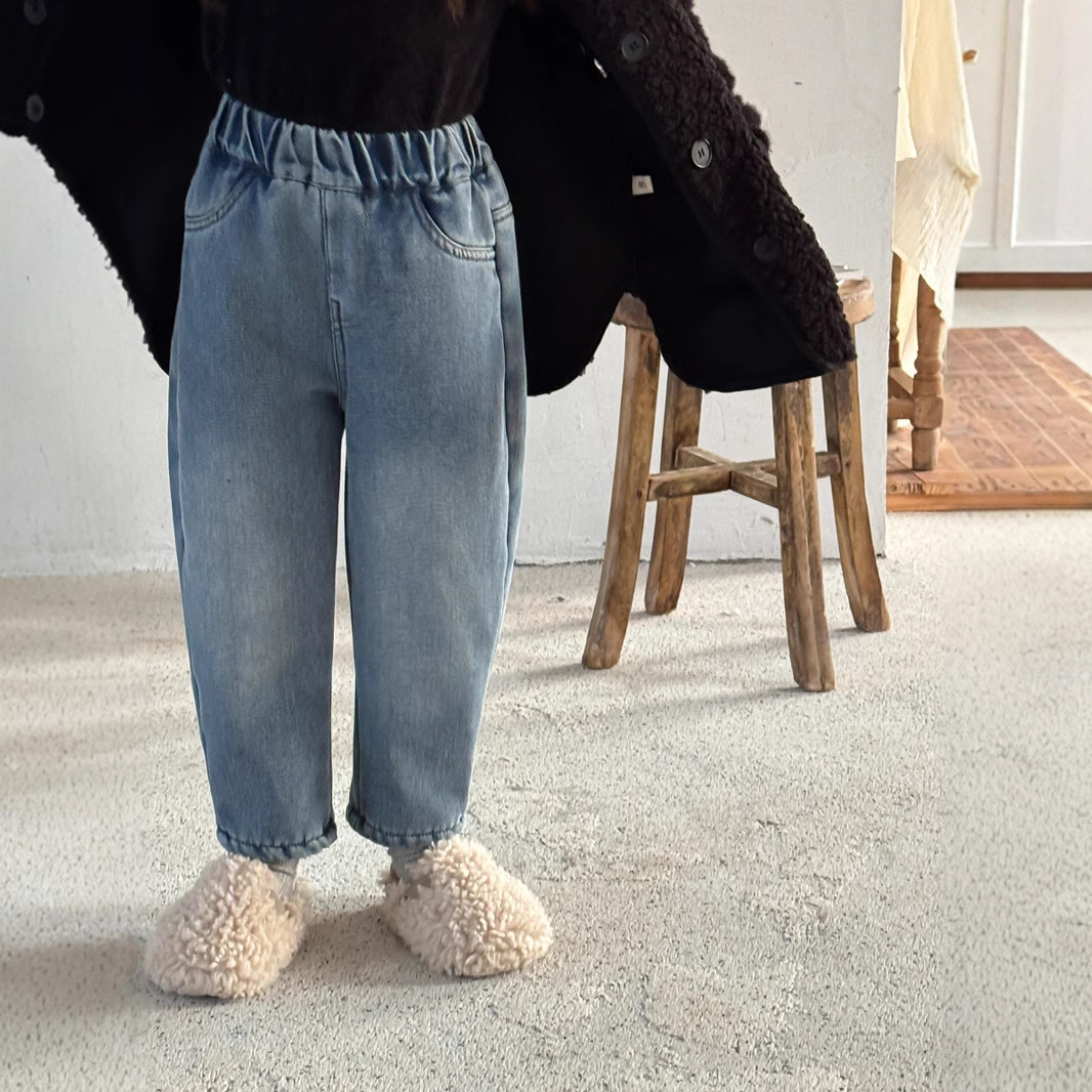 2024秋冬新品Y★子供服　ズボン　裏起毛★90cm〜150cm