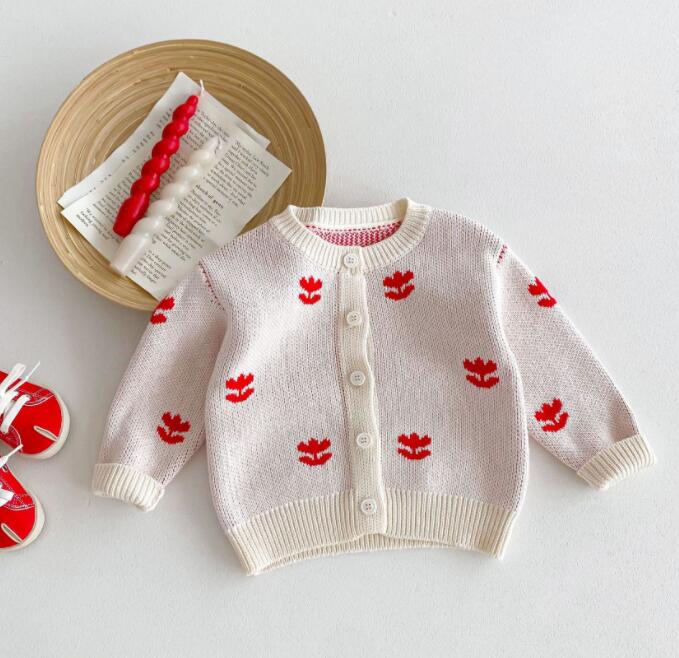 「2024」子供服★トップス★ニット★セーター★韓国風子供服★80cm〜130cm