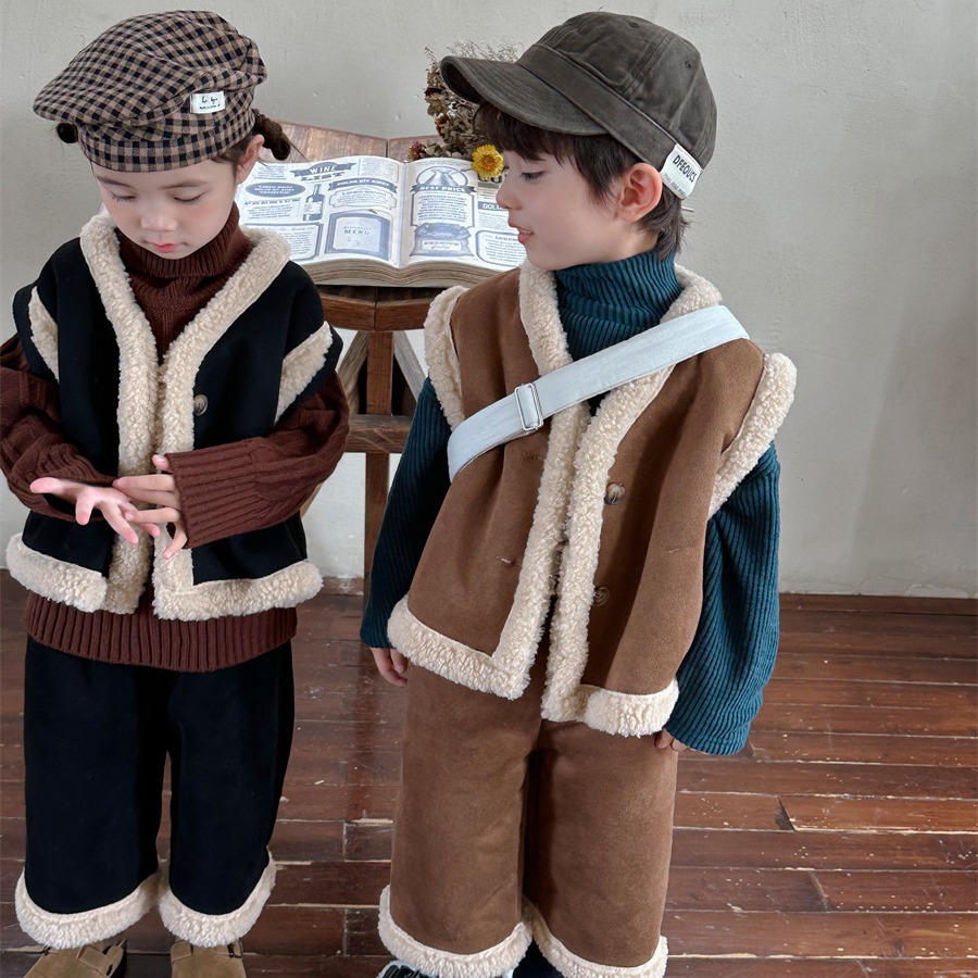 2024秋冬新品★子供服　セットアップ★80cm〜140cm 2色