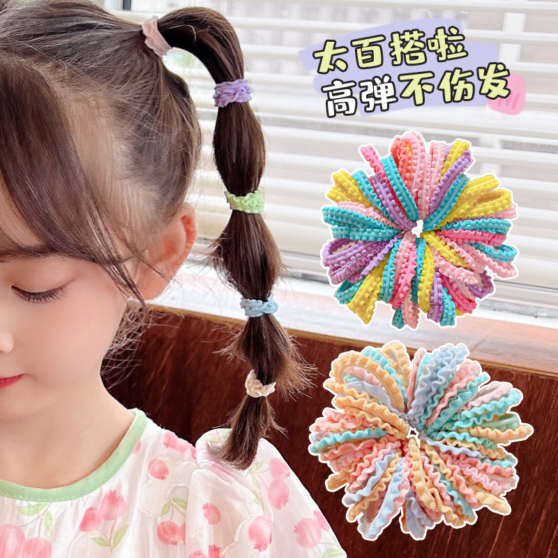 髪飾り★まとめ髪用★ヘアアクセサリー★子供用★ヘアゴム★50枚入り★可愛い