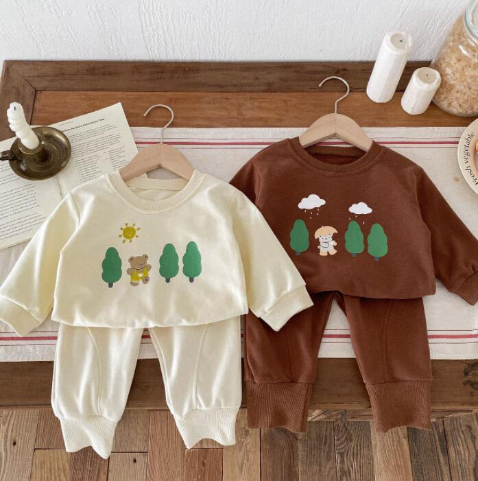 「2024」子供服★トップス+ズボン★セットアップ★韓国風子供服★2色73cm〜110cm