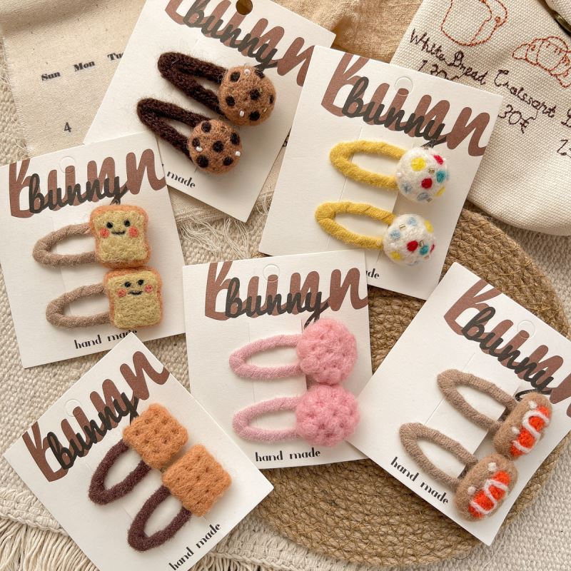 雑貨★子供用髪飾り　ヘアビン★アクセサリー★6色