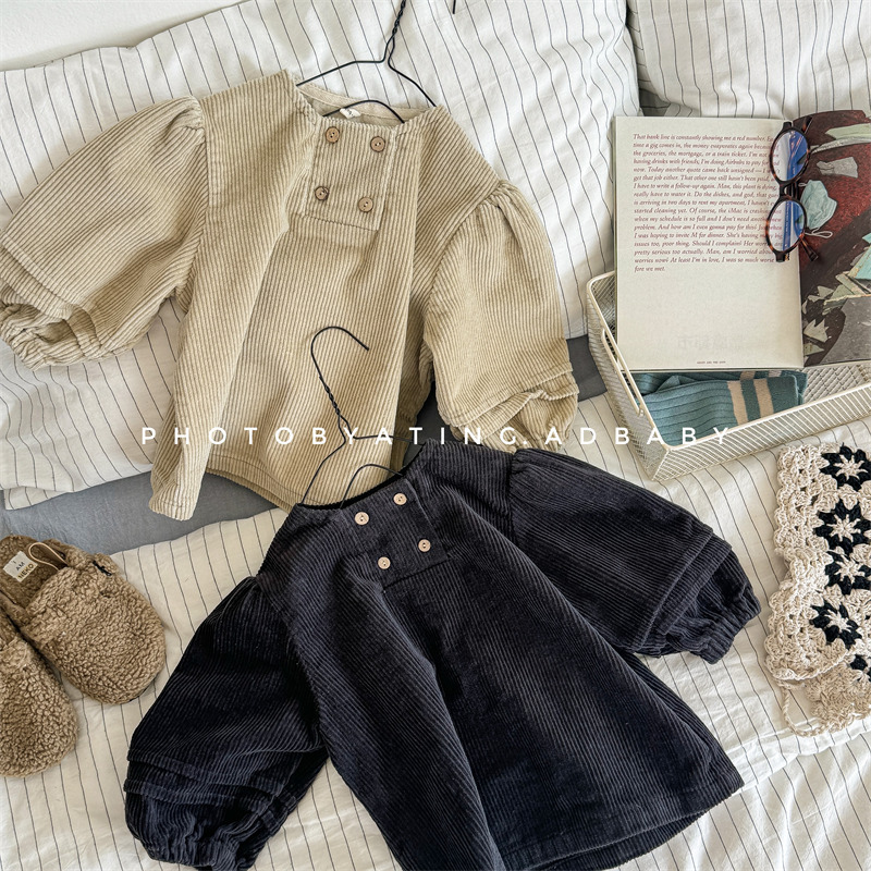 「2024」子供服★トップス★長袖★韓国風子供服★2色80cm〜130cm