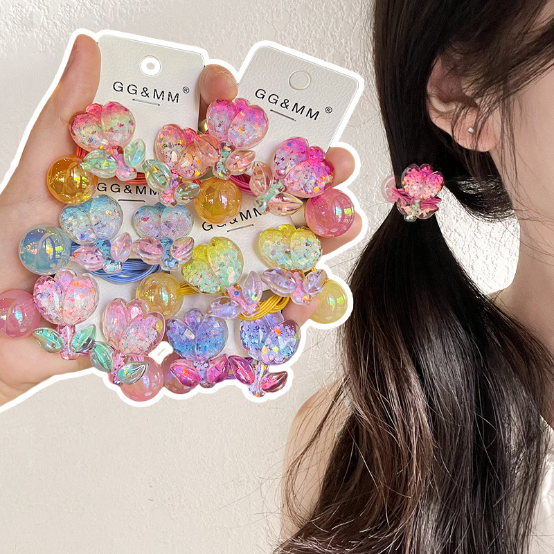 髪飾り★まとめ髪用★ヘアアクセサリー★子供用★ヘアゴム★可愛い