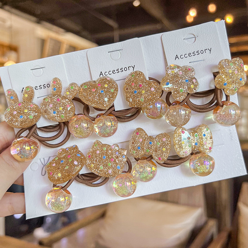 髪飾り★まとめ髪用★ヘアアクセサリー★子供用★ヘアゴム★可愛い