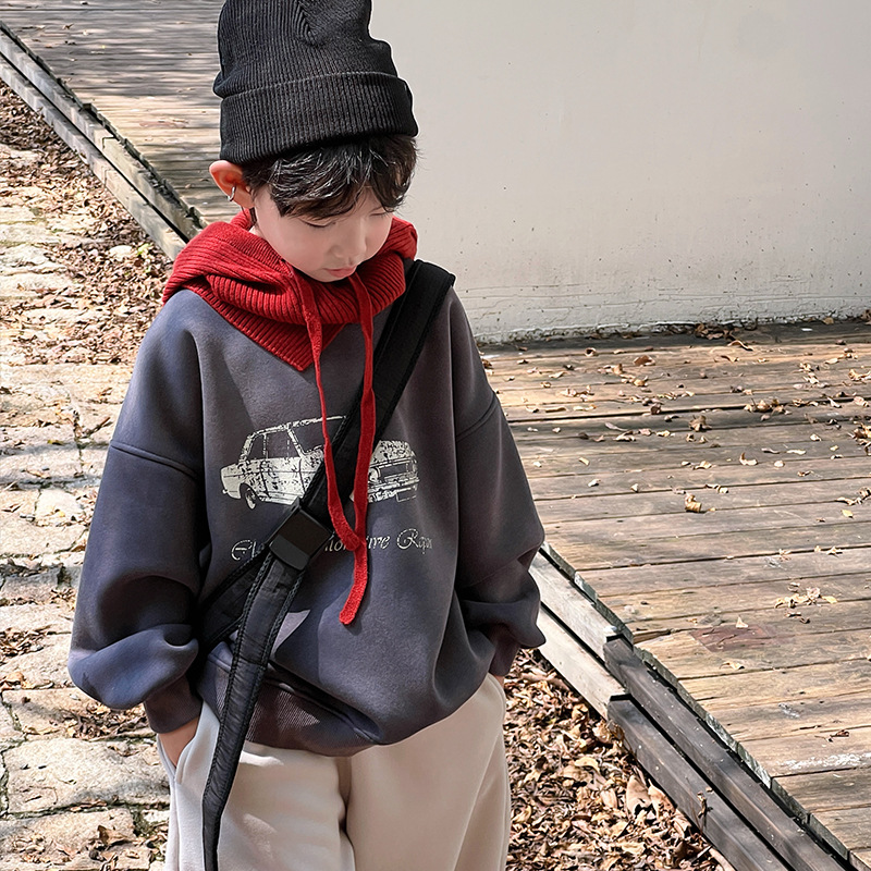 2024秋冬新品★子供服　トレーナー　トップス★100cm〜150cm 2色