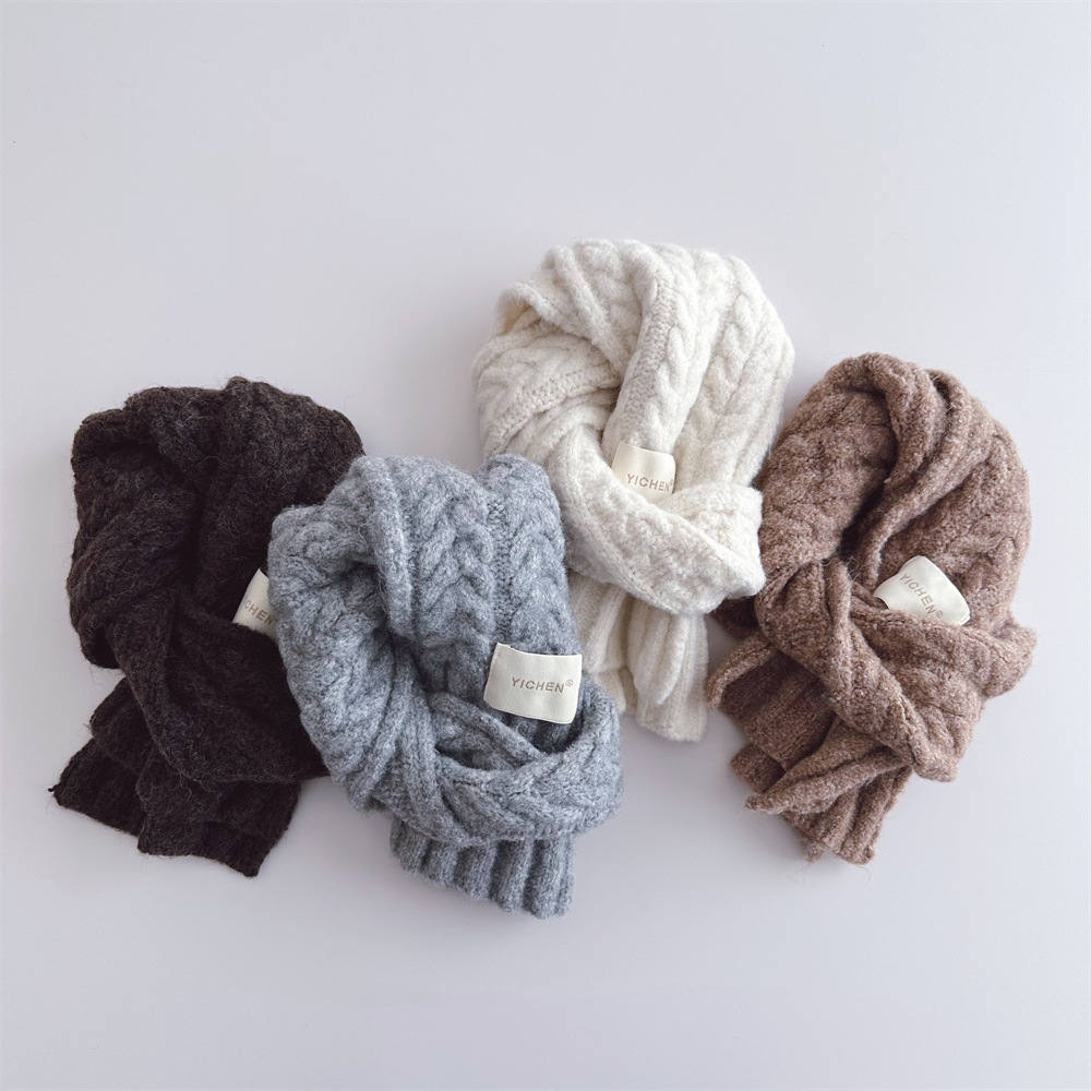 「2024」★子供用★マフラー★防寒★襟巻き★ネックウォーマー★キッズ★暖かい★10色