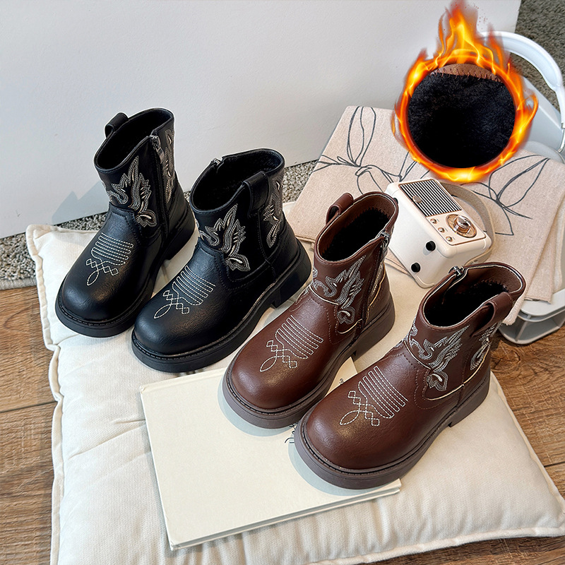 「2024」靴★子供靴★キッズ靴★シューズ★キッズ★ショートブーツ★2色26#〜36#