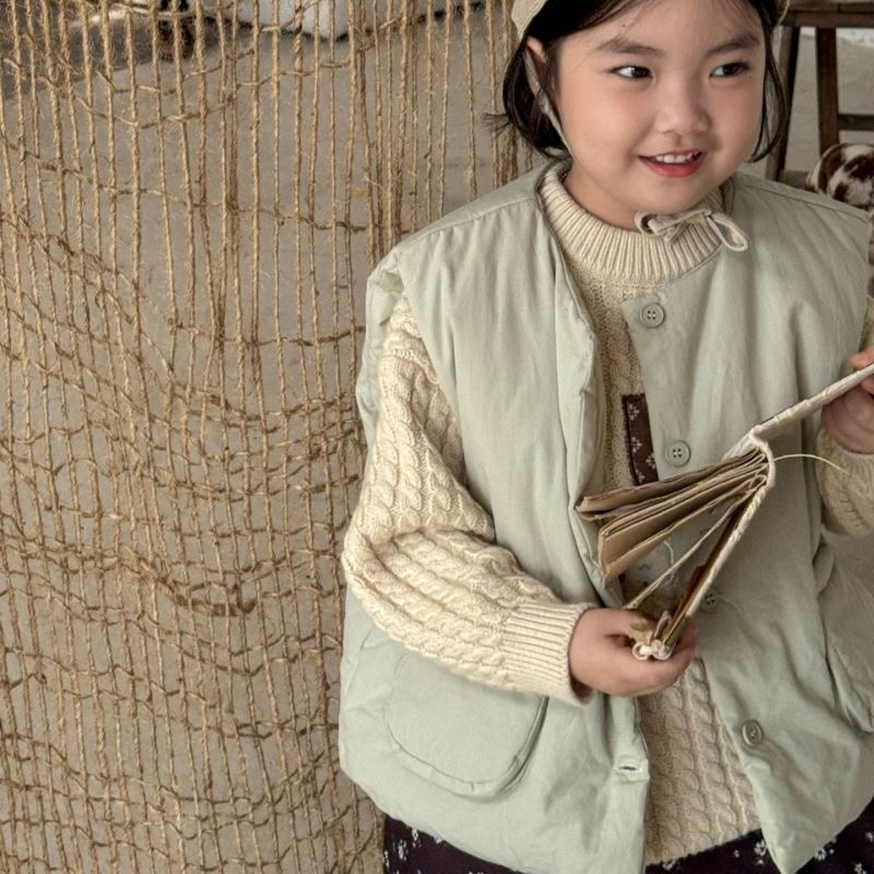 「2024」子供服★トップス★チョッキ★ベスト★韓国風子供服★3色90cm〜130cm