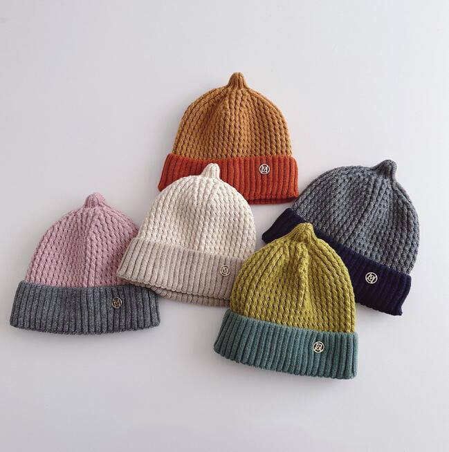 「2024」子供用★帽子★ニット帽子★防寒★キッズ★暖かい★5色