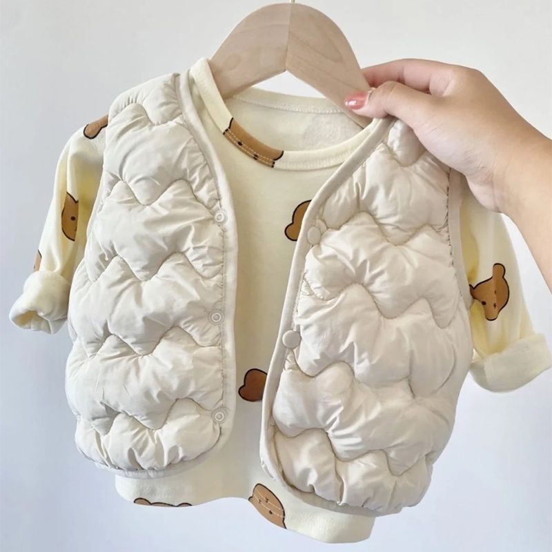 2024秋冬新品★子供服 　ベストコート★66cm〜90cm