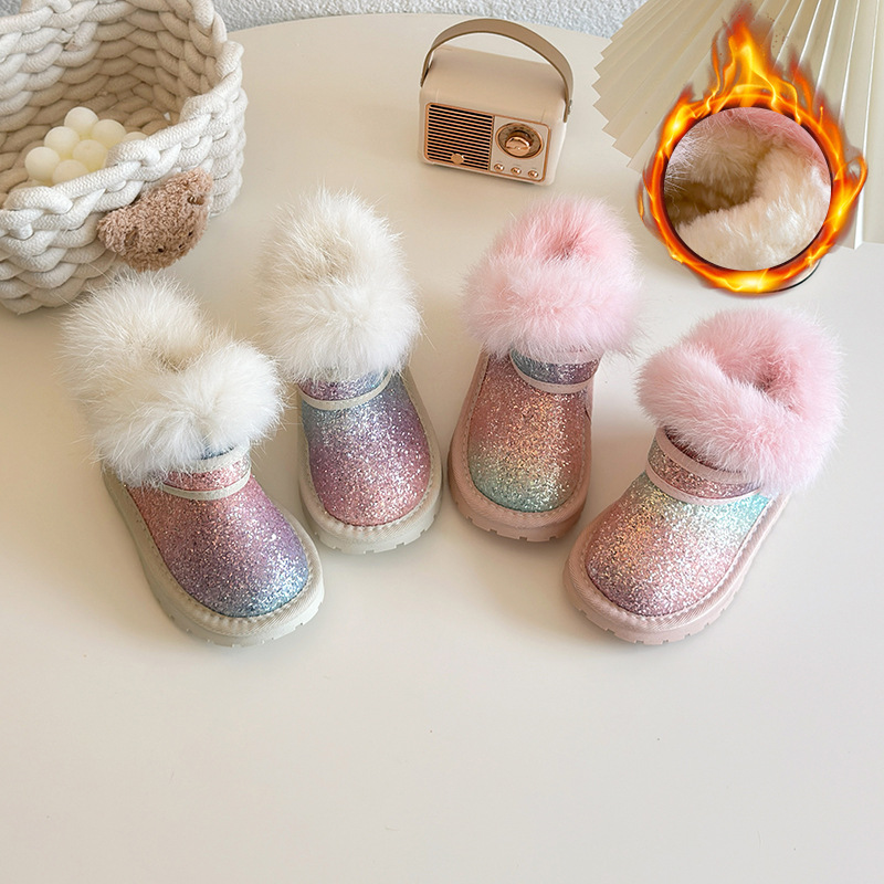 「2024」靴★子供靴★キッズ靴★シューズ★キッズ★スノーブーツ★2色23#〜36#