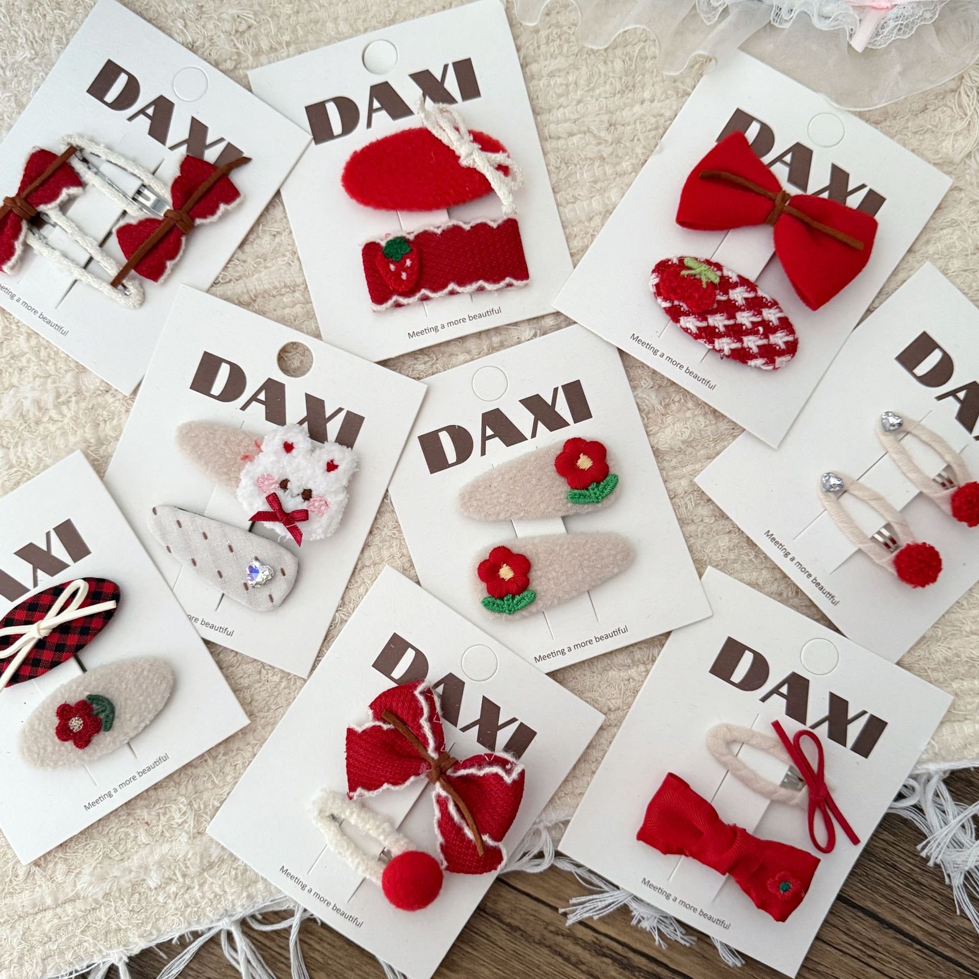 クリスマス★髪飾り★まとめ髪用★ヘアアクセサリー★子供用★ヘアピン★可愛い