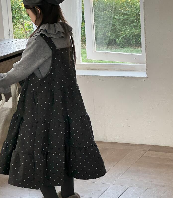 2024冬新品Y★子供服　ベストワンピース★90cm〜150cm