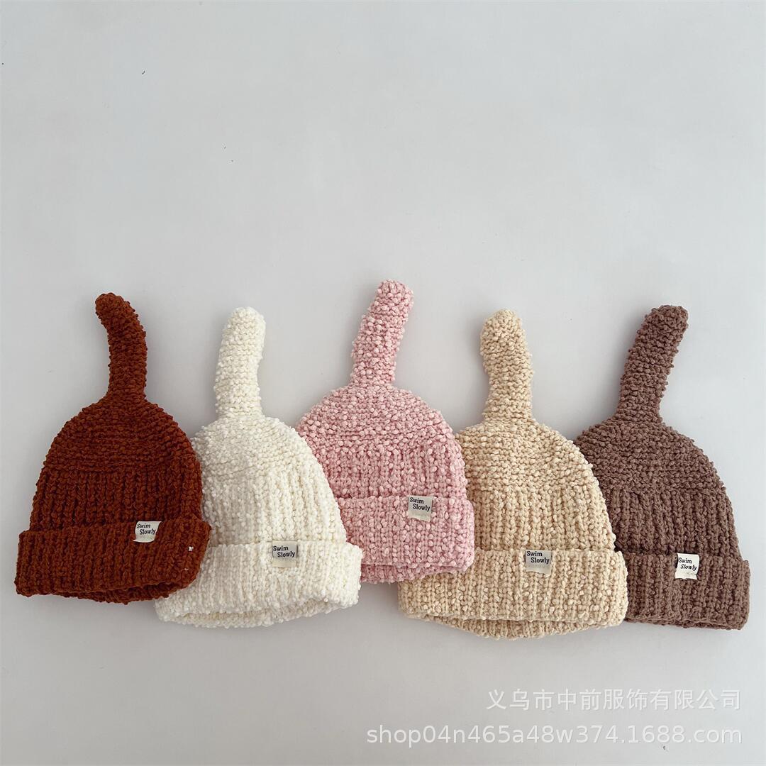 「2024」子供用★帽子★ニット帽子★ベビー★防寒★暖かい★5色