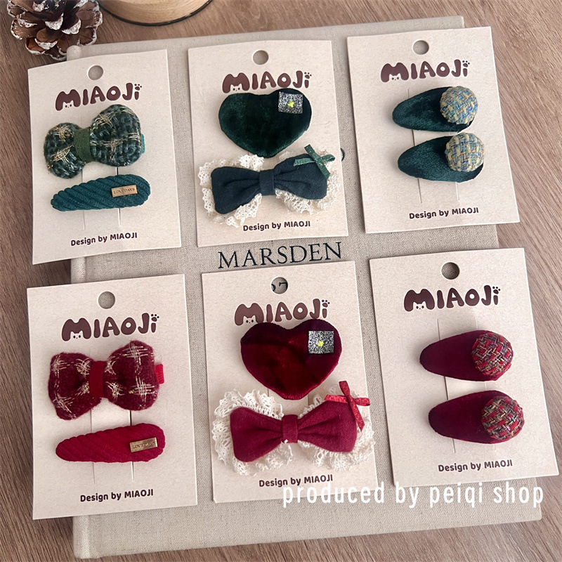 クリスマス★髪飾り★まとめ髪用★ヘアアクセサリー★ヘアピン★韓国風