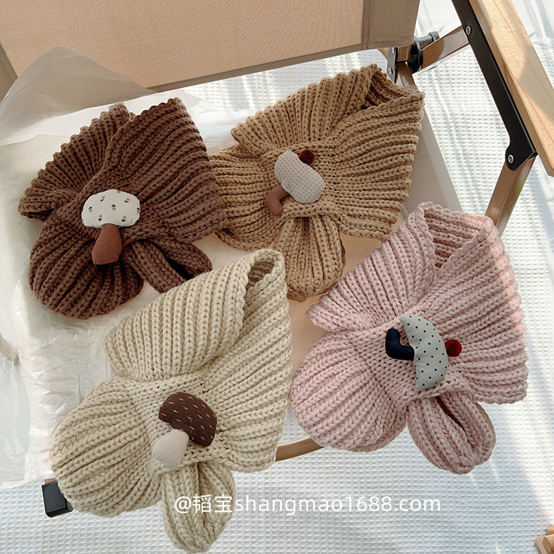 「2024」★子供用★マフラー★防寒★襟巻き★ネックウォーマー★キッズ★暖かい★5色