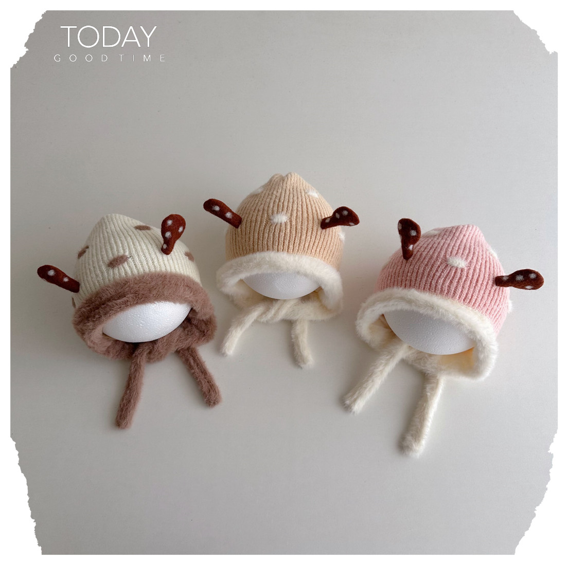 「2024」子供用★帽子★ニット帽子★耳カバー★防寒★ベビー★暖かい★4色