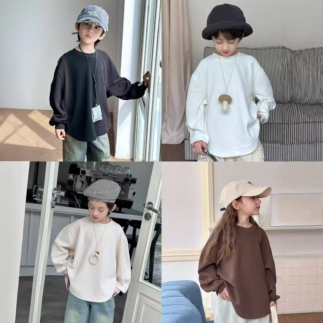 2024★春秋新作★韓国風子供服★Tシャツ★90cm〜140cm 4色