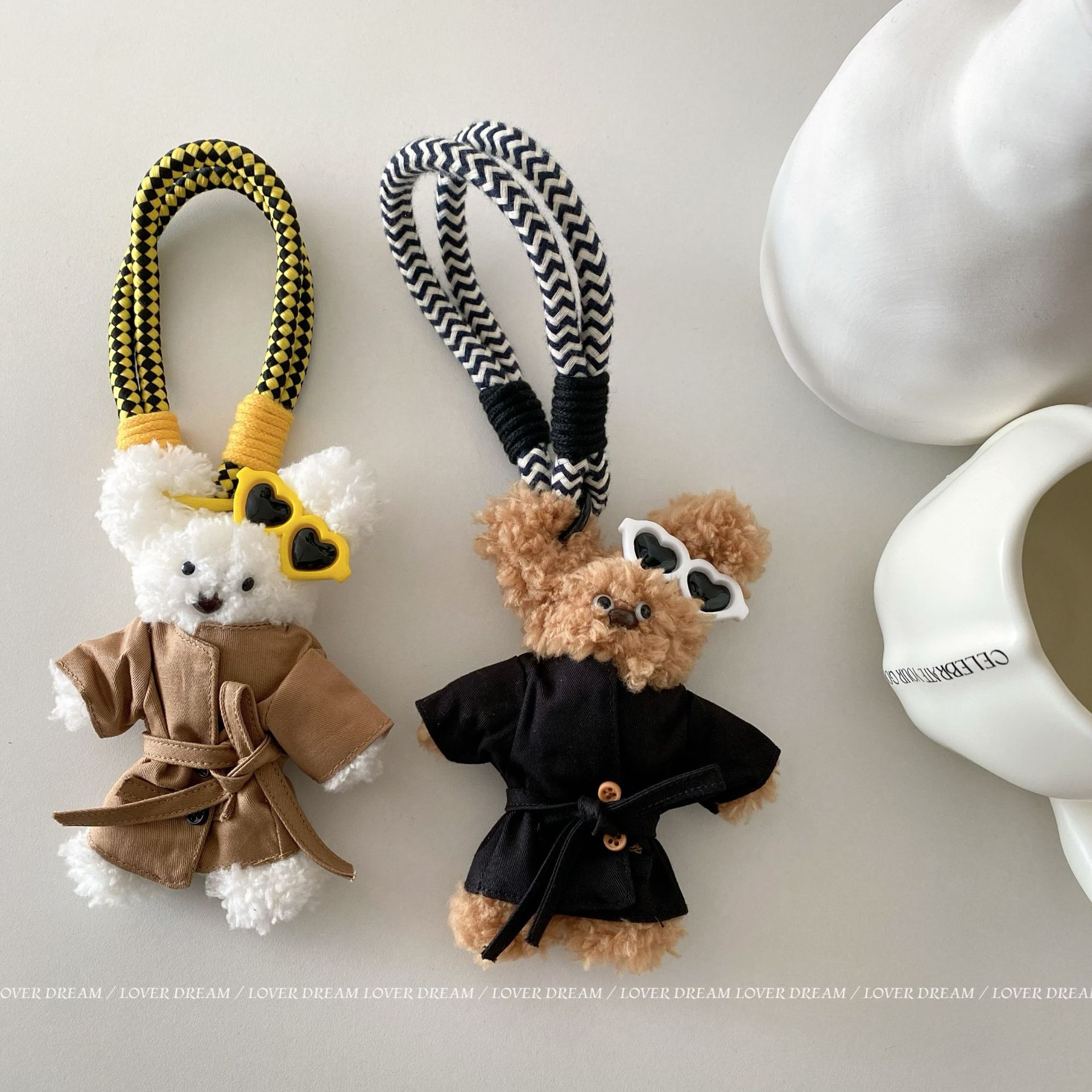 ★可愛いキーホルダー　装飾品★ぬいぐるみキーチェーン★2色