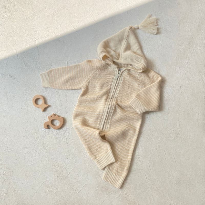 2025春新品MS★ベビー服　ニット連体服★66cm〜90cm