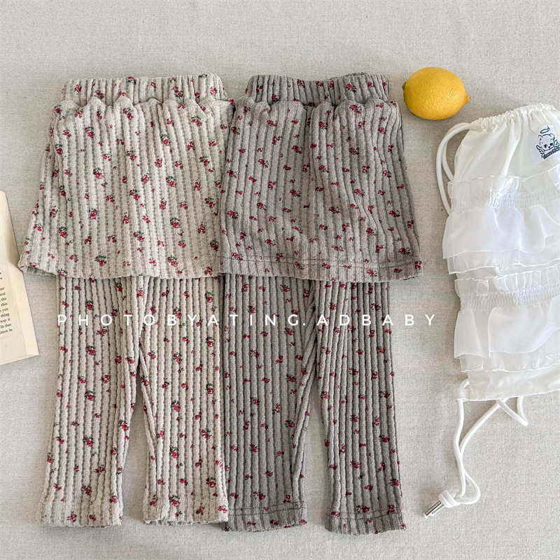 「2024」子供服★ズボン★ボトムス★レギンス★韓国風子供服★2色80cm〜130cm