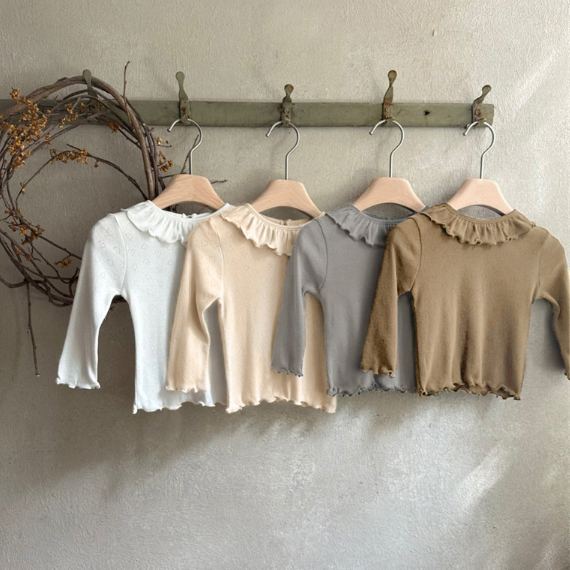 2025春新品MS★ベビー服　トップス★66cm〜90cm 2色