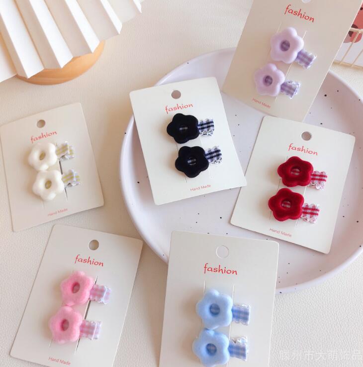 雑貨★子供用髪飾り　ヘアビン★アクセサリー★6色