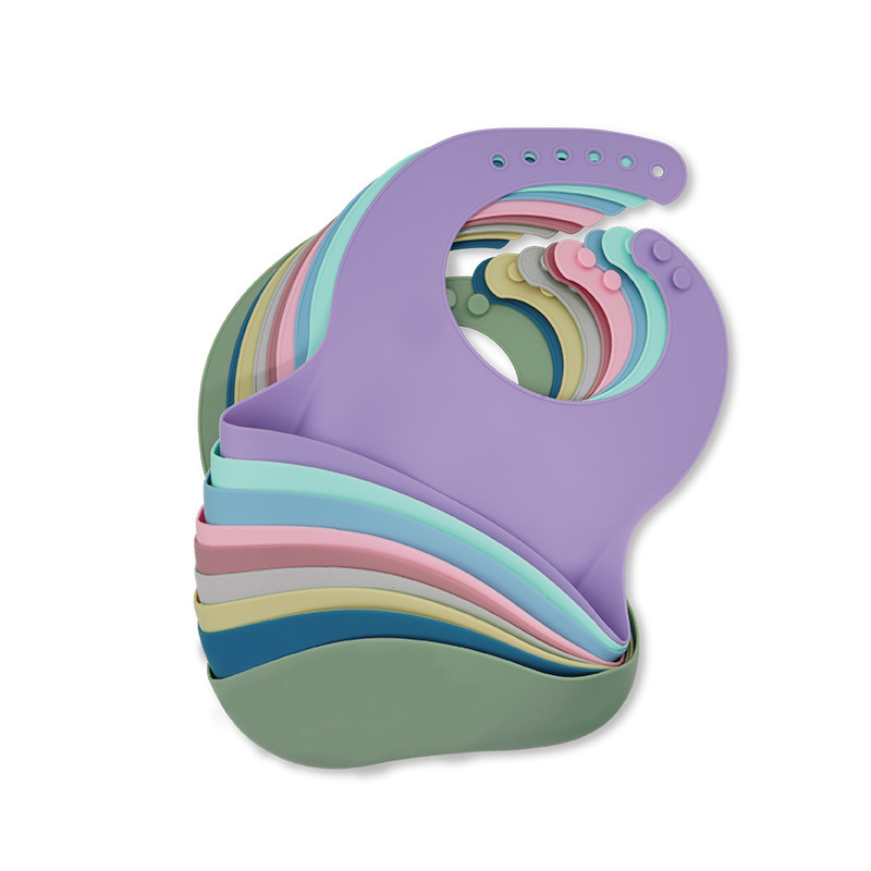 2024★ベビー用★食事用エプロン★食事用ビブ★涎掛け★ 9色