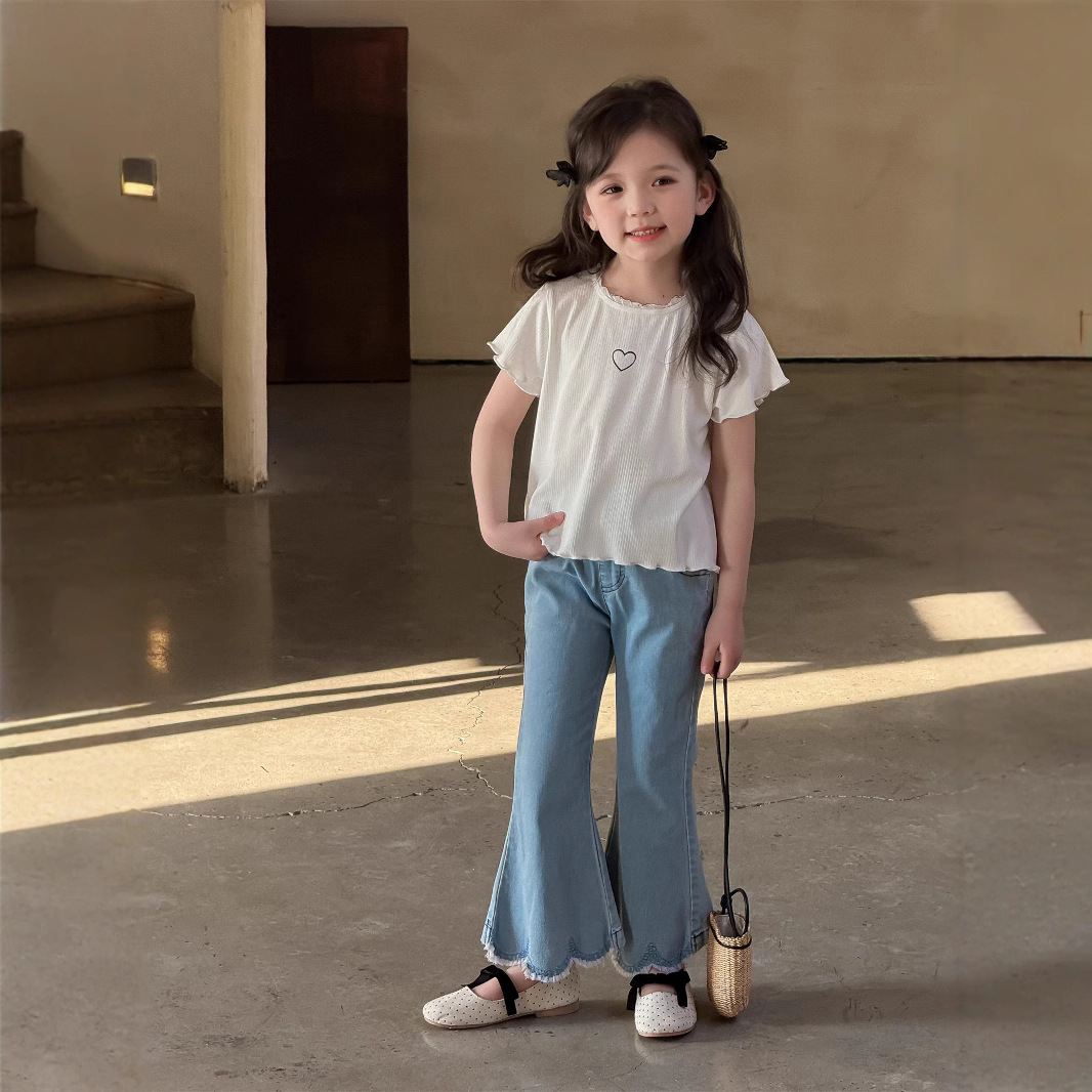 2025春新作TM★子供服　デニムズボン★90cm〜150cm