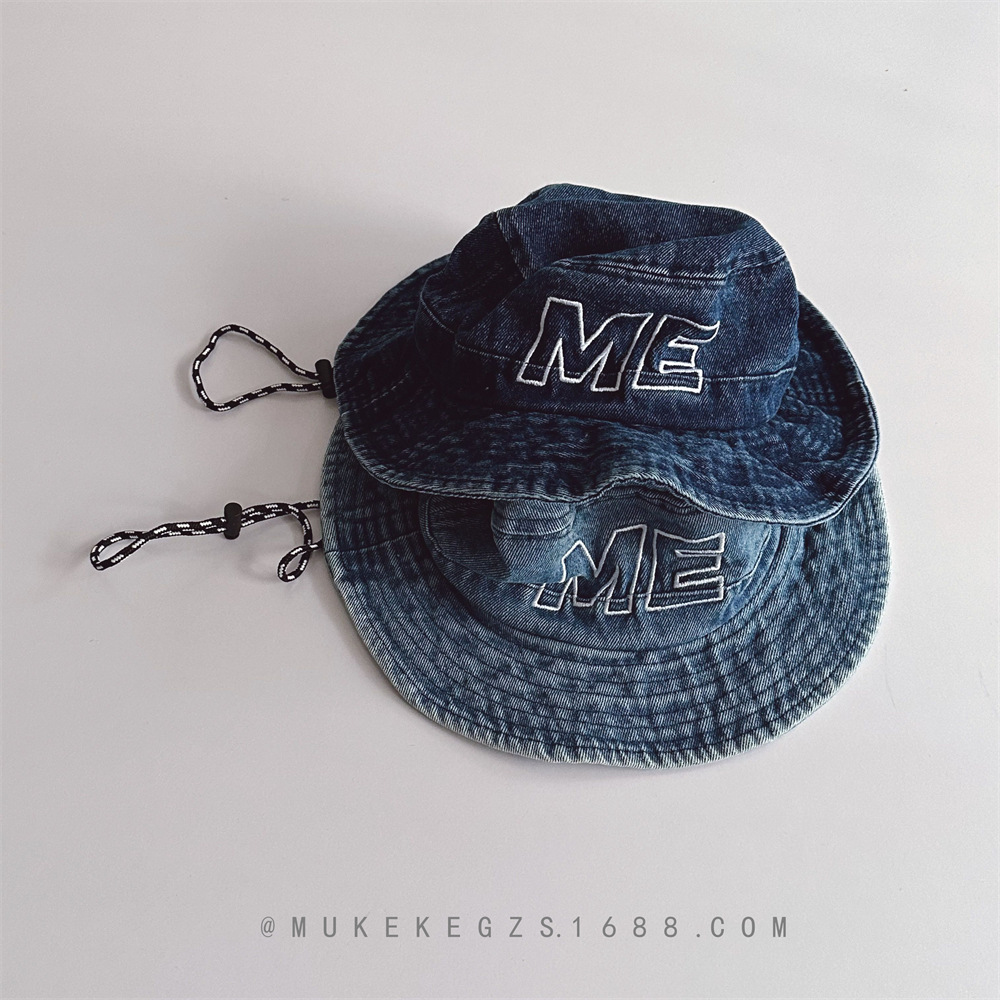 「2025」子供用★帽子★キャップ★キッズ★デニム★バケットハット★2色
