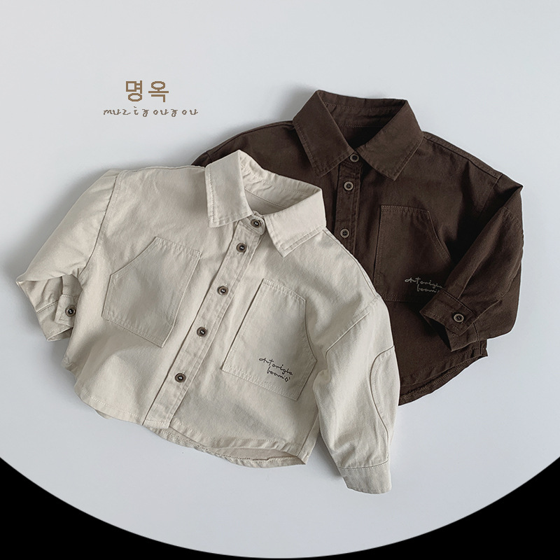 「2025」子供服★トップス★ワイシャツ★韓国風子供服★2色80cm〜130cm