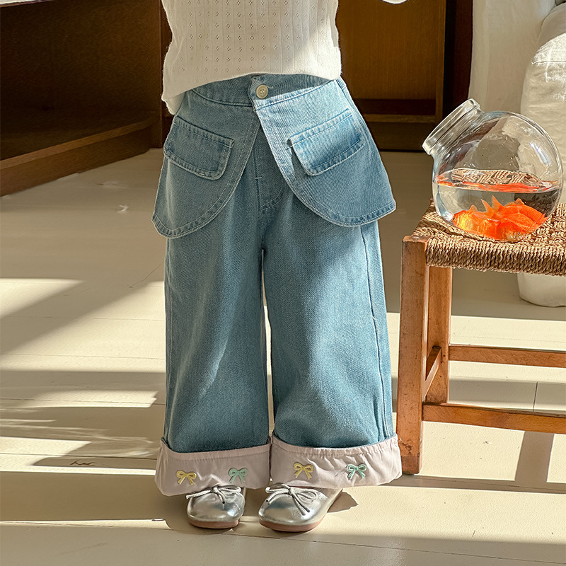 2025春新作DC★子供服　デニムズボン★90cm〜140cm