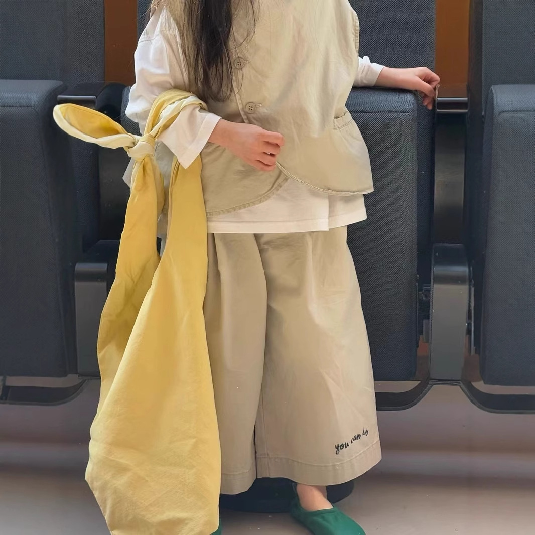 2025新品★子供服　ベスト+ズボン　セットアップ★90cm〜140cm