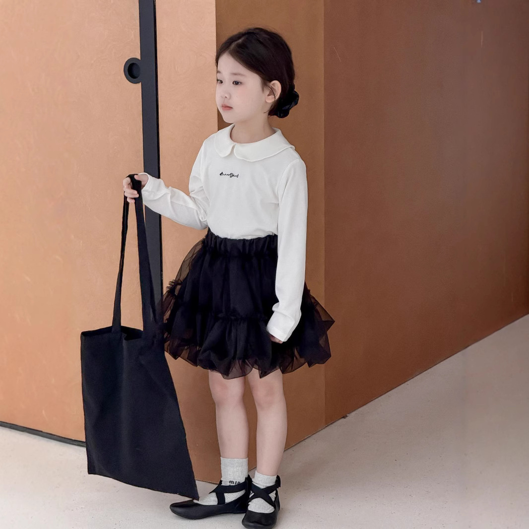 2025新品LMM★子供服　チュールスカート★90cm〜150cm 2色