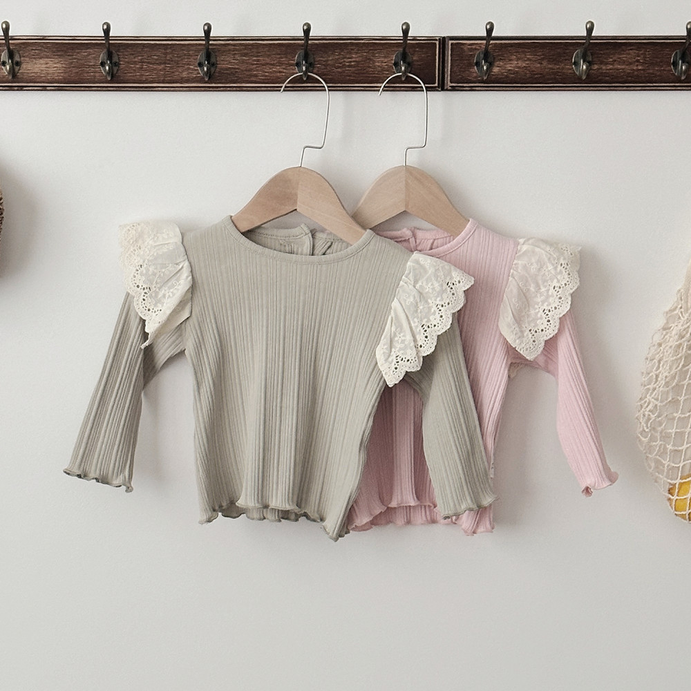 2025新入荷YQ★子供服　トップス★73cm〜100cm 2色