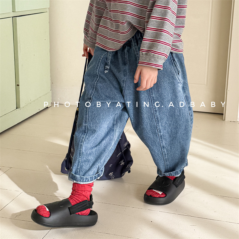 2025★春秋新作★韓国風子供服★ズボン★80cm〜130cm 2色