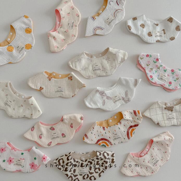 新登場★ベビー涎掛け★食事用★15色