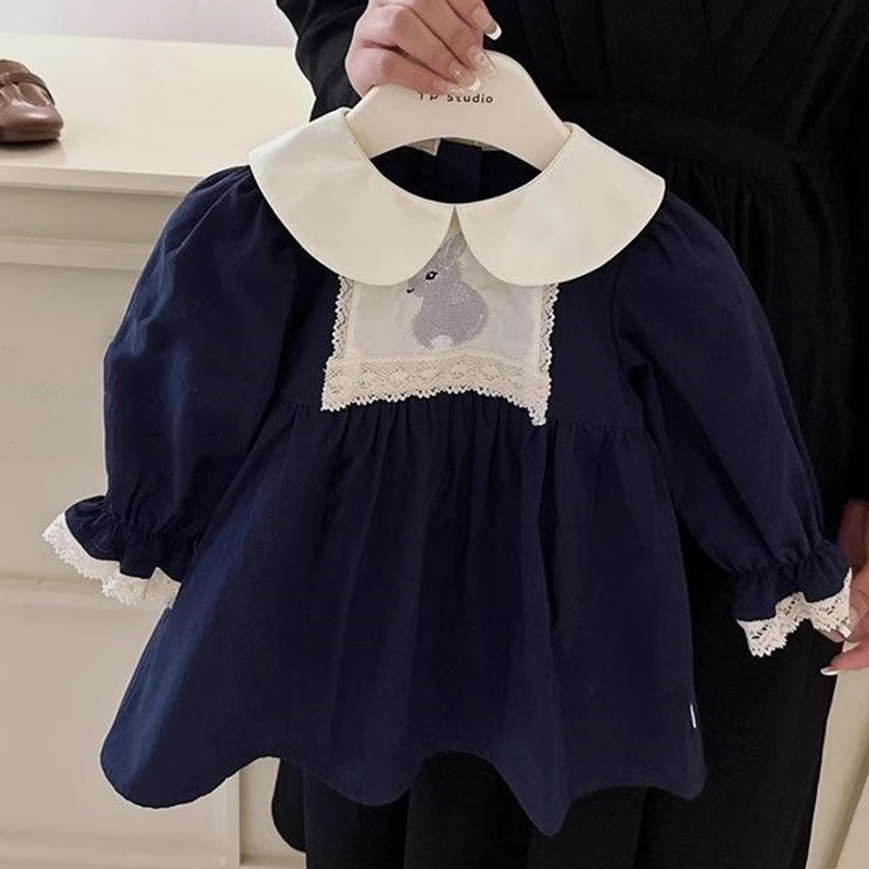 2025★春秋新作★韓国風子供服★ワンピース★7〜17