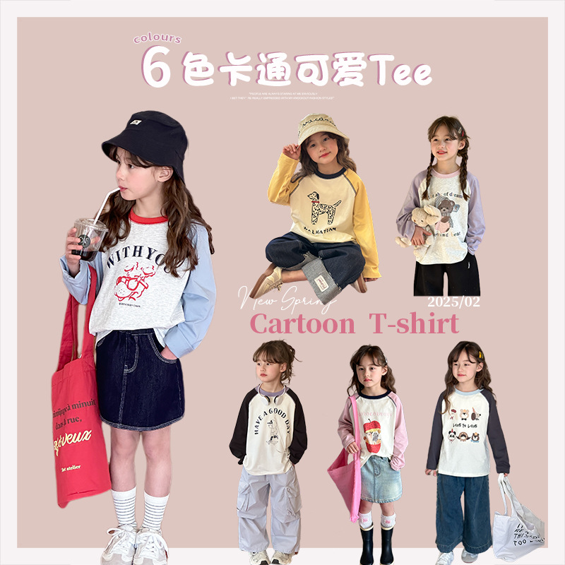 2025新作A★子供服　トップス★90cm〜170cm 6色