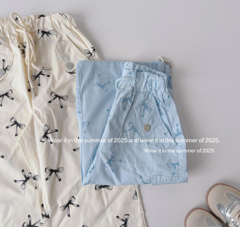 2025新入荷TQ★子供服　ズボン★90cm〜150cm 2色
