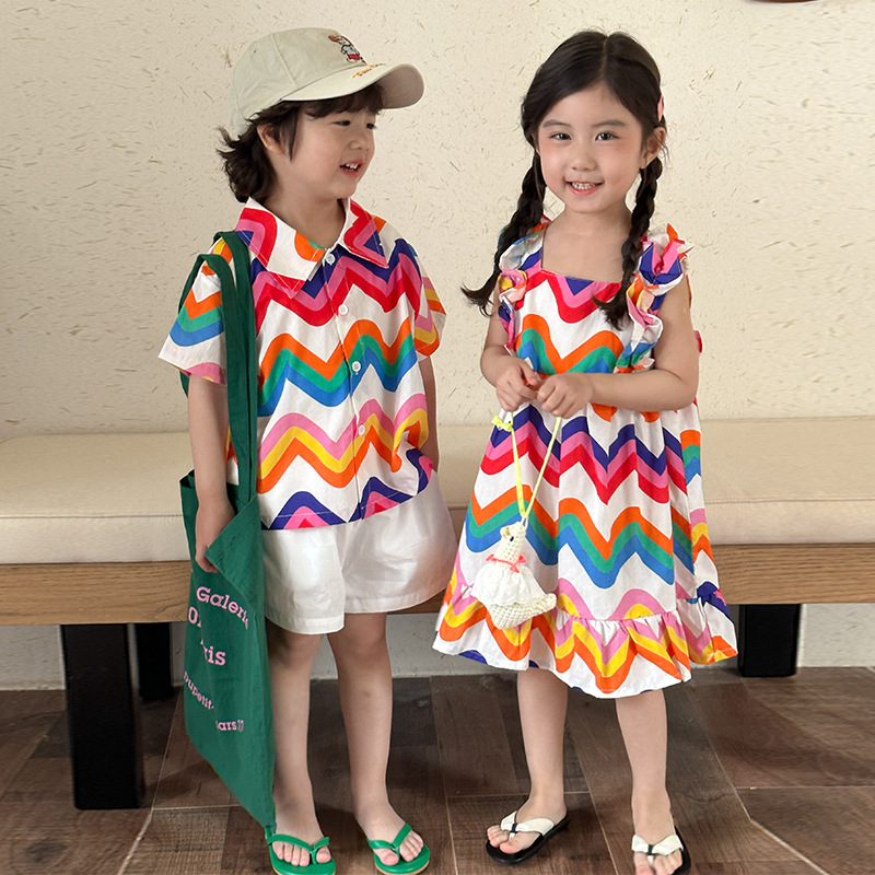 「2025」子供服★ワンピース★セットアップ★韓国風子供服★2色80cm〜150cm