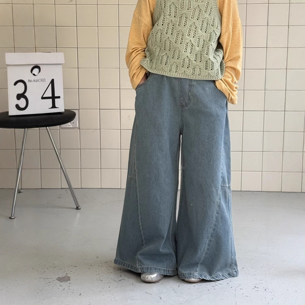 2025★春秋新作★韓国風子供服★ジーンズ★90cm〜150cm