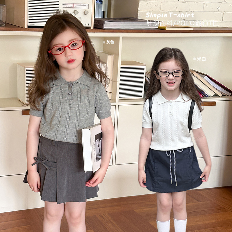 2025夏新作A★子供服　トップス★90cm〜160cm 4色