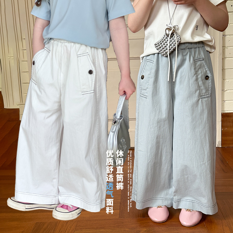 2025夏新作A★子供服　ズボン★90cm〜170cm 2色