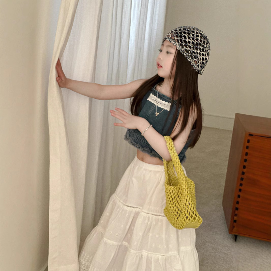 2025夏新作Y★子供服　デニムベスト★90cm〜150cm