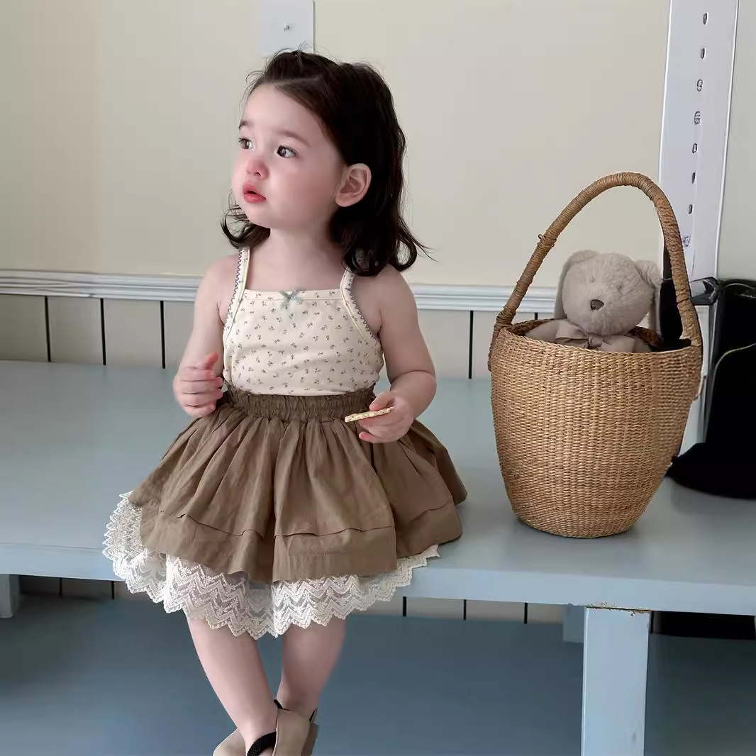 2025夏新作★子供服　トップス&スカート分けて★73cm〜100cm